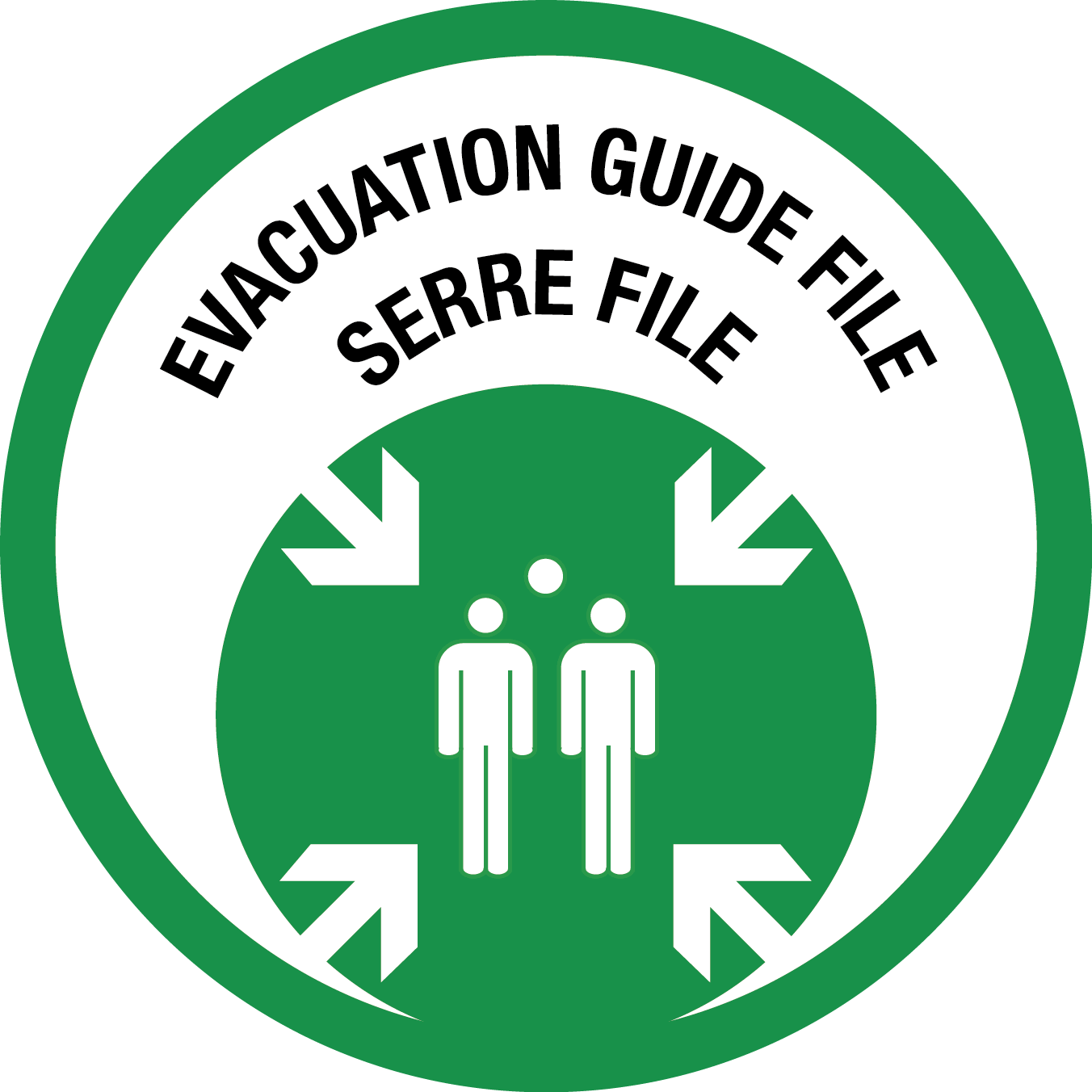 Logo formation evacuation guide file serre file